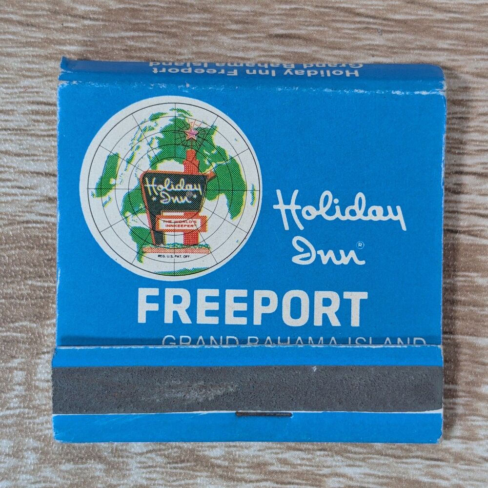 Vintage Holiday Inn Freeport Grand Bahama Matchbook 1970s